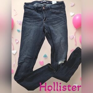 *0831 Hollister skinny jeans Women Juniors 7L W28 L30